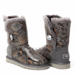 Ugg Bailey Button Bling Snake Grey