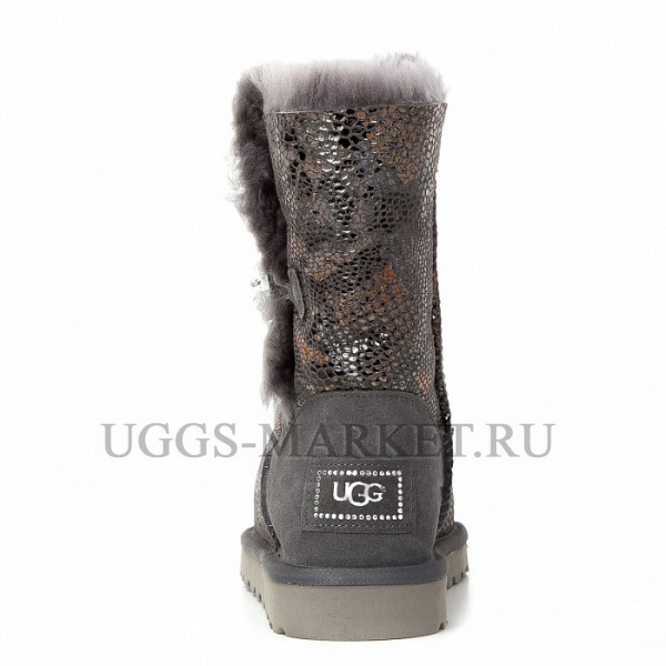 Ugg Bailey Button Bling Snake Grey