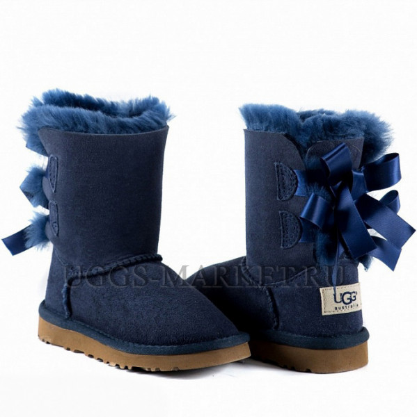 Ugg Kids Bailey Bow Navy