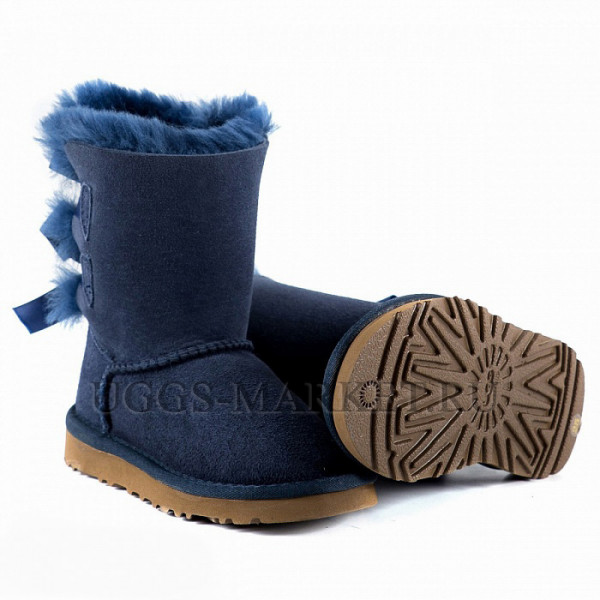 Ugg Kids Bailey Bow Navy