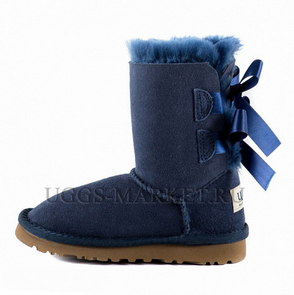 Ugg Kids Bailey Bow Navy