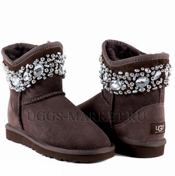 Ugg & Jimmy Choo Crystals Chocolate