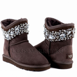 Ugg &amp; Jimmy Choo Crystals Chocolate
