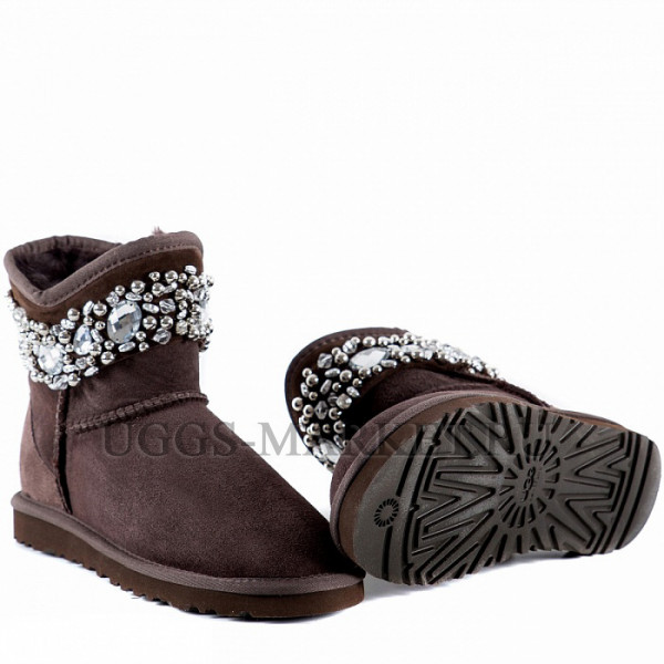 Ugg & Jimmy Choo Crystals Chocolate