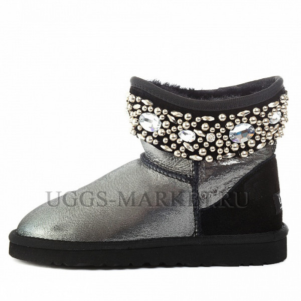 Ugg & Jimmy Choo Crystals Glitter Black