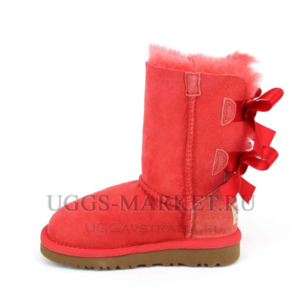 Ugg Kids Bailey Bow Navy Red