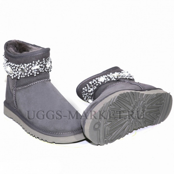 Ugg & Jimmy Choo Crystals Grey
