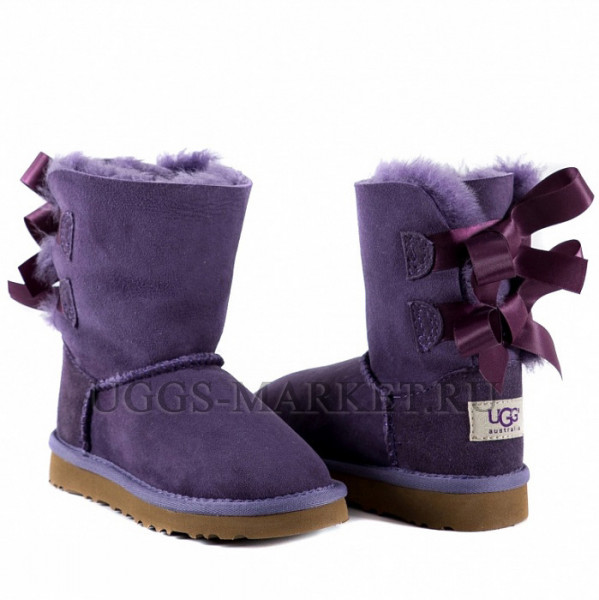 Ugg Kids Bailey Bow Purple