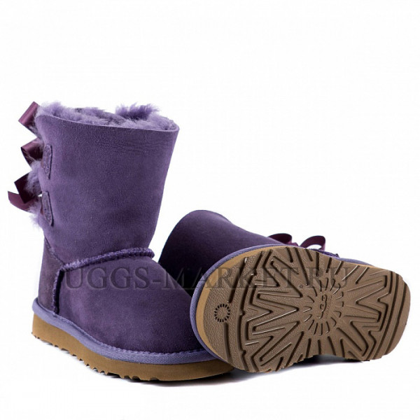 Ugg Kids Bailey Bow Purple