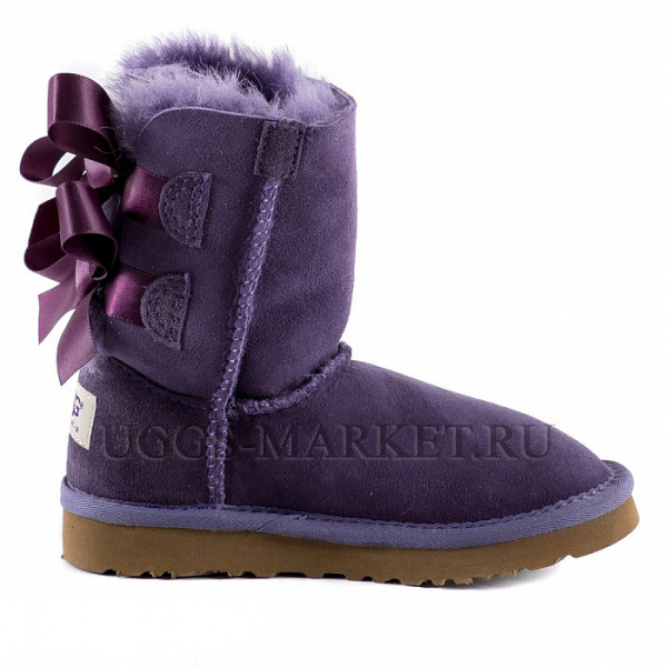Ugg Kids Bailey Bow Purple