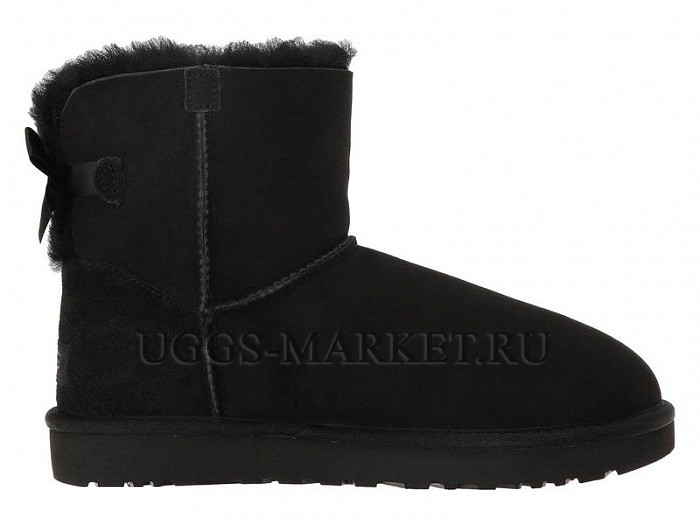 Ugg Mini Bailey Bow II Black