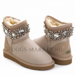 Ugg &amp; Jimmy Choo Crystals Metallic Sand