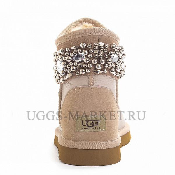 Ugg & Jimmy Choo Crystals Metallic Sand