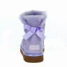 Ugg Mini Bailey Bow II Metallic Lavender Fog