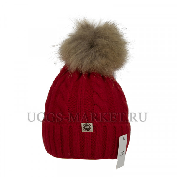 Шапка Ugg Красная