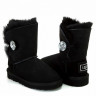 Ugg Kids Bailey Button Bling Black