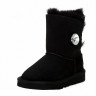 Ugg Kids Bailey Button Bling Black