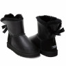 Ugg Mini Bailey Bow Metallic Black