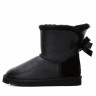 Ugg Mini Bailey Bow Metallic Black