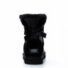 Ugg Mini Bailey Bow Metallic Black