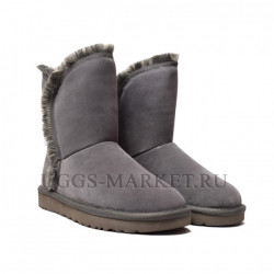 Ugg Classic Short Fluff High-Low Grey