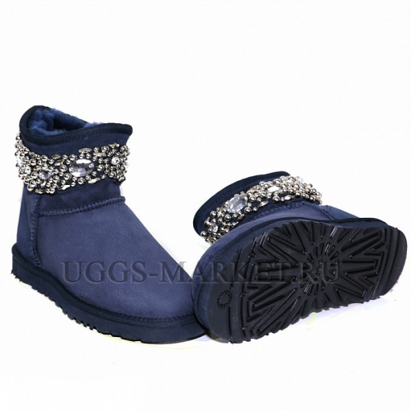 Ugg & Jimmy Choo Crystals Navy