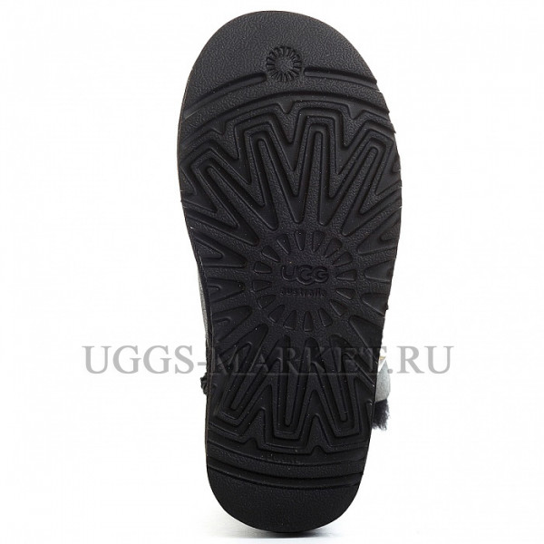 Ugg Kids Bailey Button Bling Glitter Black