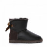 Ugg Mini Bailey Bow Metallic Chocolate