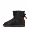 Ugg Mini Bailey Bow Metallic Chocolate