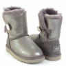 Ugg Kids Bailey Button Bling Glitter Grey
