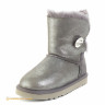 Ugg Kids Bailey Button Bling Glitter Grey