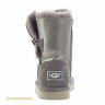 Ugg Kids Bailey Button Bling Glitter Grey