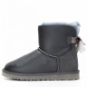 Ugg Mini Bailey Bow Metallic Grey