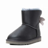 Ugg Mini Bailey Bow Metallic Grey