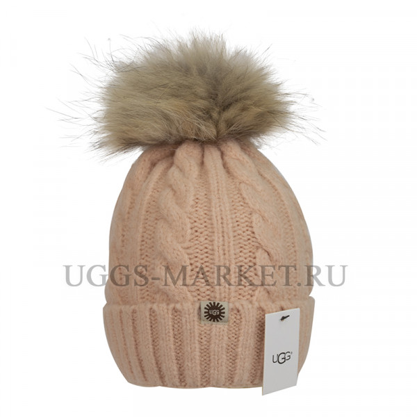 Шапка Ugg Светло-Розовая