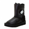 Ugg Kids Bailey Button Bling Metallic Black