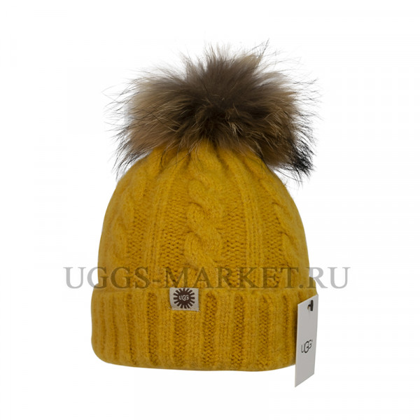 Шапка Ugg Желтая