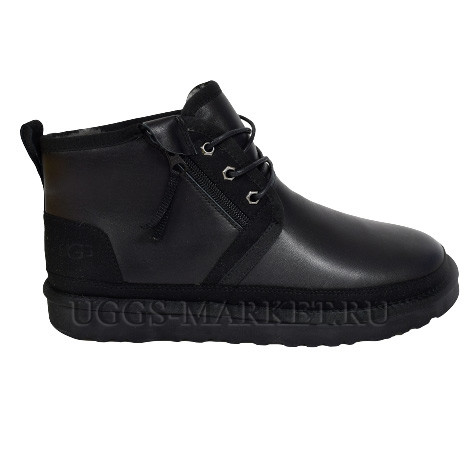 UGG Neumel Zip Leather Black