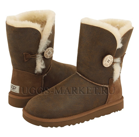 Ugg Bailey Button Briana Bomber Jacket Chocolate