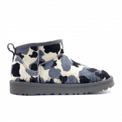 UGG Ultra mini Cow Print Grey