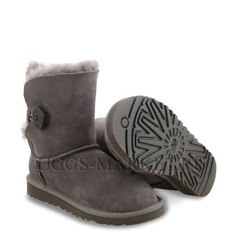 Ugg Kids Bailey Button Grey