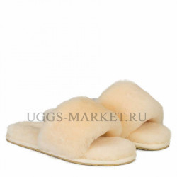 Ugg Fluff Slide Slippers Sand
