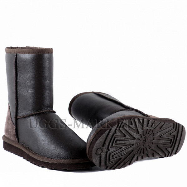 Ugg Classic Short Metallic Chocolate