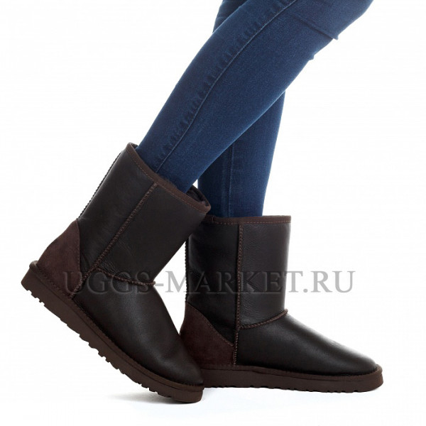 Ugg Classic Short Metallic Chocolate