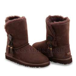 Ugg Bailey Button Charms Chocolate
