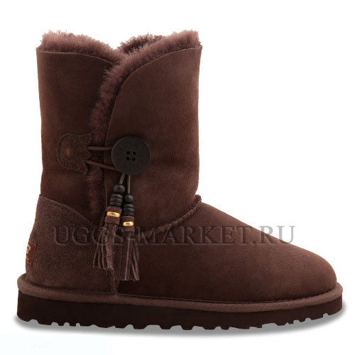 Ugg Bailey Button Charms Chocolate
