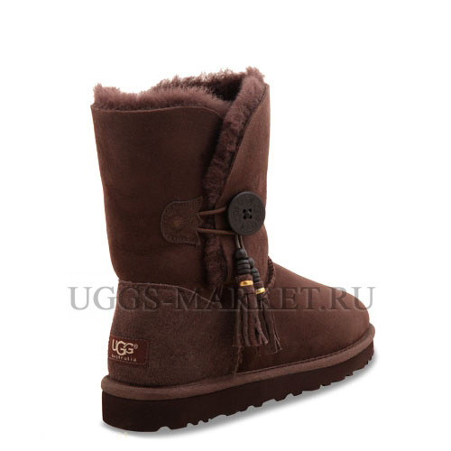 Ugg Bailey Button Charms Chocolate
