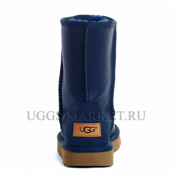 Ugg Classic Short Metallic Navy