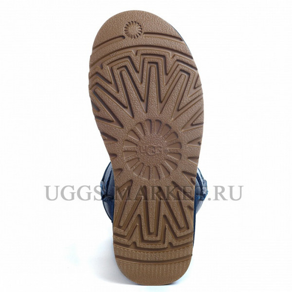 Ugg Classic Short Metallic Navy