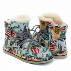 Ugg &amp; Jimmy Choo Lodge Travel Orange